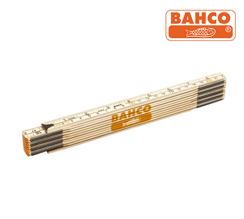 BAHCO WR2 Wooden Folding Rules 2M 바코 인치/밀리 양용 목공용 접이식 자 2M