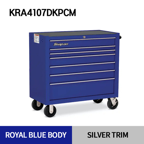 KRA4107 40&quot; Seven-Drawer Single Bank Heritage Series Roll Cab (Yellow/Orange/Green/Blue/Purple/White) 스냅온 헤리티지 시리즈 40인치 툴박스 (옐로우/오렌지/그린/블루/퍼플/화이트)