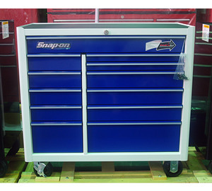 KRA2212KUPYF Heritage Series 40&quot; Roll Cabinets (White/Blue) 스냅온 헤리티지 시리즈 40인치 툴박스 (화이트/블루)
