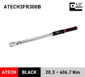 ATECH3FR300B 1/2&quot; Drive TechAngle® Electronic Torque Wrench (15-300 ft-lb) (20.3-406.7 Nm) 스냅온 1/2&quot; 드라이브 디지털 토크렌치 토르크렌치