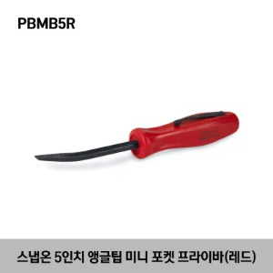 PBMB5R 5&quot; Angle Tip Mini Pocket Prybar (Red) 스냅온 5인치 (125mm) 앵글팁 미니 포켓 프라이바 (레드)