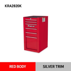 KRA2820K Six-Drawer End Cab (Red) 스냅온 6서랍 캐비넷 (레드)