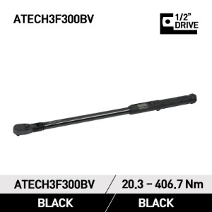 ATECH3F300BV 1/2&quot; Drive TechAngle® Flex-Head Torque Wrench (15-300 ft-lb) (20.3-406.7 Nm) 스냅온 1/2&quot; 드라이브 디지털 앵글 토크렌치 토르크렌치 블랙바디
