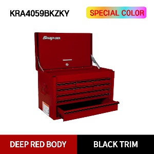 KRA4059BKZKY  26” 9 DRAWER TOP CHESTS (Deep Red/Black) 스냅온 26인치 9서랍 탑 체스트 (딥 레드/블랙)