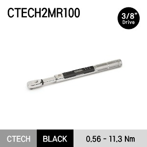 CTECH2MR100 3/8&quot; Drive Fixed-Head ControlTech® Industrial Micro Torque Wrench  (5 - 100 in-lb) 3/8&quot; 드라이브 고정 헤드 ControlTech® 산업용 마이크로 토크 렌치 (5-100 in-lb) (0.56 - 11.3 Nm)
