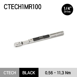 CTECH1MR100 1/4&quot; Drive Fixed-Head ControlTech® Industrial Micro Torque Wrench  (5 - 100 in-lb) 1/4&quot; 드라이브 고정 헤드 ControlTech® 산업용 마이크로 토크 렌치 (5-100 in-lb) (0.56 - 11.3 Nm)