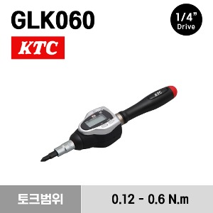 KTC (KYOTO TOOL 교토툴) GLK060 Driver Type Digi Ratchet 케이티씨 드라이버 티입 디지털 라쳇 (12-60 cN.m)