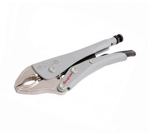 LP7WR Pliers, Locking, Curved Jaw with cutter, 7&quot; long
