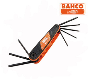 BAHCO BE-8975B Black finish offset screwdrivers for TORX® head screws 바코 T9-T40 별 접렌치 세트