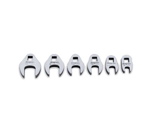 106TMCO 1/4&quot; Drive SAE Open-End Crowfoot Wrench Set (1/4-9/16&quot;) (6 pcs) 스냅온 1/4&quot; 드라이브 인치사이즈 오픈 엔드 크로우풋 렌치 세트 (6 pcs) (1/4-9/16&quot;) (세트구성 - TMCO8, TMCO10, TMCO12, TMCO14, TMCO16, TMCO18)