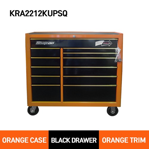 [주문후 생산제품]KRA2212KUPSQ Heritage Series 40&quot; Roll Cabinets (Orange/Black) 스냅온 헤리티지 시리즈 40인치 툴박스 (오렌지/블랙)