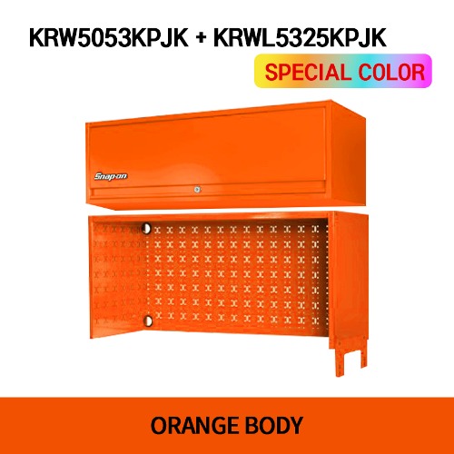KRW5053KPJK 53&quot; Riser (Orange) + KRWL5325KPJK 53&quot; OverHead (Orange) 스냅온 헤리지티시리즈 53인치 라이저 + 오버헤드 세트 (오렌지)