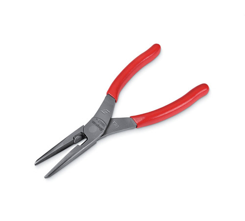 196ACF Pliers, Long Needle Nose (with cutter), Vinyl Grips, 8&quot; 스냅온 롱 니들 노우즈 플라이어 커터