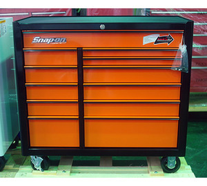 KRA2212KUPSW Heritage Series 40&quot; Roll Cabinets (Black/Orange) 스냅온 헤리티지 시리즈 40인치 툴박스 (블랙/오렌지)