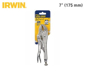 IRWIN VISE-GRIP 702L3 Curved Jaw Locking Pliers with Wire Cutter, 7-Inch (175 mm) 어윈 바이스 그립 락킹 플라이어 (와이어 커터 기능 포함) 7인치