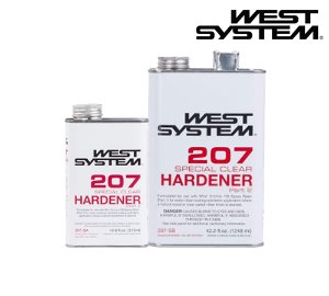 WEST SYSTEM (웨스트 시스템) 207 특수 투명 경화제 Special Clear Hardener / 207-SA (315 ml) / 207-SB (1.23 L) / 207-SC (5.49 L)