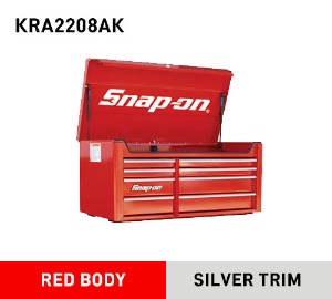 KRA2208AK Heritage Series 8 Drawer Wide Top Chest, Classic Red 스냅온 헤리티지 시리즈 탑체스트