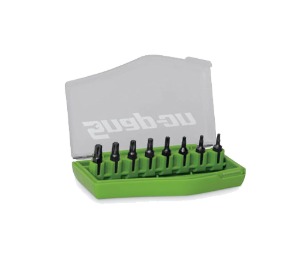 SDMC8GT TORX® Screwdriver Bit Set, Green Case (8 pcs) 스냅온 톡스(별) 스크류 드라이버 비트 세트 그린 (8 pcs)