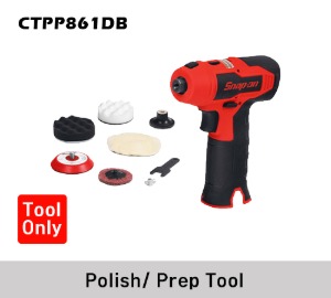 CTPP861DB 14.4 V MicroLithium Brushless Cordless Polish/ Prep Tool, Red (Tool Only) 스냅온 14.4 V 마이크로리튬 무선 폴리싱 툴 레드 (Tool Only)