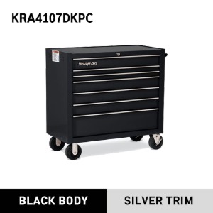 KRA4107DKPC 40&quot; 7 Drawer Single Bank Roll Cab (Black) 스냅온 헤리티지 시리즈 40인치 7서랍 툴박스 (블랙)
