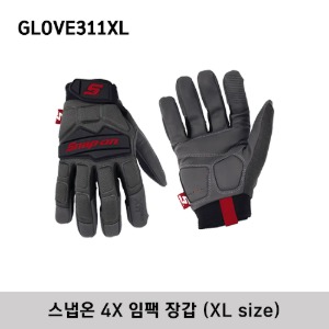 GLOVE311XL Material 4X® Impact Gloves (XL size) 스냅온 4X 임팩 장갑 (XL size)