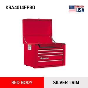 KRA4014FPBO 26&quot; Four-Drawer Heritage Series Top Chest (Red) 스냅온 헤리티지 시리즈 26인치 4서랍 탑 체스트 (레드)