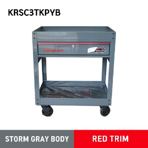 KRSC3TKPYB Roll Cart (Storm Gray) 스냅온 툴박스 (롤카트) 스톰 그레이 / 옵션 별도구매 : KRSC3K0300PYB (중간 선반/트레이)