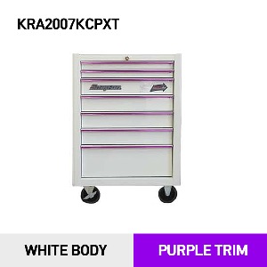 KRA2007KCPXT Roll Cab, 7 Drawers, White/Purple 스냅온 7단 메케닉 입문용 툴박스 (화이트/퍼플)