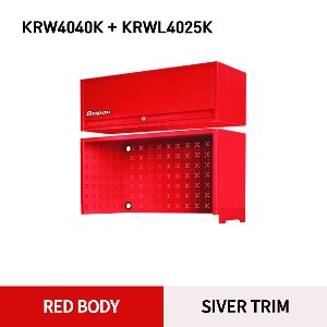 KRW4040K 40&quot; Riser (Red) + KRWL4025K 40&quot; OverHead (Red) 스냅온 헤리지티시리즈 40인치 라이저 + 오버헤드 세트 (레드)