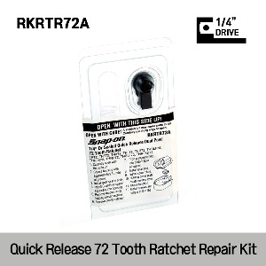 RKRTR72A 1/4” Drive Quick Release 72 Tooth Ratchet Repair Kit 스냅온 1/4” 드라이브 퀵릴리즈 72기어 라쳇 리페어 키트 (대응모델 : TR72, TRF72, TRX72, TRL72, THR72, THRLF72, THRLX72, THRD72,THRLF72, THRLXD72)