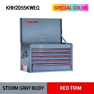 KRH2055KWEQ Heritage Series 5 Drawer Top Chest (Storm Gray Body X Red Trim) 스냅온 헤리티지 시리즈 리미티드 에디션 5 서랍 탑체스트 (스톰 그레이 바디 X 레드트림)