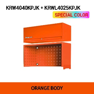 KRW4040KPJK 40&quot; Riser (Orange) + KRWL4025KPJK 40&quot; OverHead (Orange) 스냅온 헤리지티시리즈 40인치 라이저 + 오버헤드 세트 (오렌지)