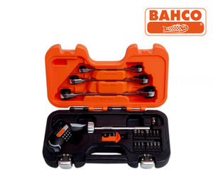 BAHCO 808050P-25 Pistol Grip Ratcheting Screwdriver Set 25 pcs 바코 피스톨 그립 라쳇 드라이버 세트 (25 pcs)