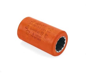 CFDSM10B 3/8&quot; Drive 12-Point Metric 10 mm Non-Conductive Composite Socket 스냅온 3/8&quot; 드라이브 12각 비전도성 합성 소켓 (10 mm)
